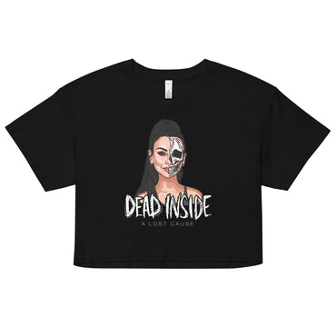 Dead Inside Illustration Women's Crop Tee