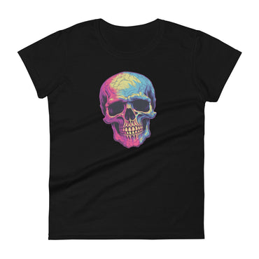 Tie Die Skull Womens Tee