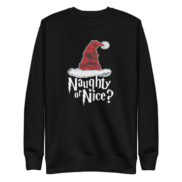 Naughty or Nice Sorting Hat Womens Crewneck Sweatshirt