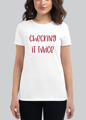 Checking it Twice Womens Tee