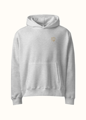 Embroidered Flower Oversized Hoodie