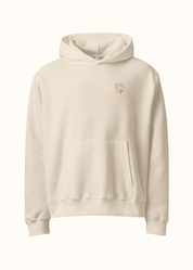 Embroidered Flower Oversized Hoodie