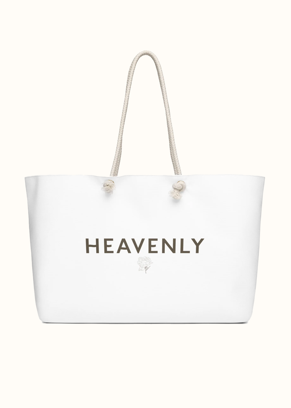Heavenly Flower Oversized Weekender Bag