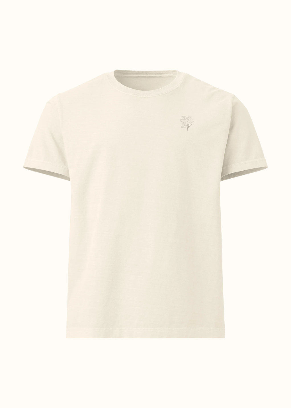 Pocket Flower Oversized Tee