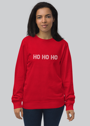 Ho Ho Ho Womens Crewneck Sweatshirt