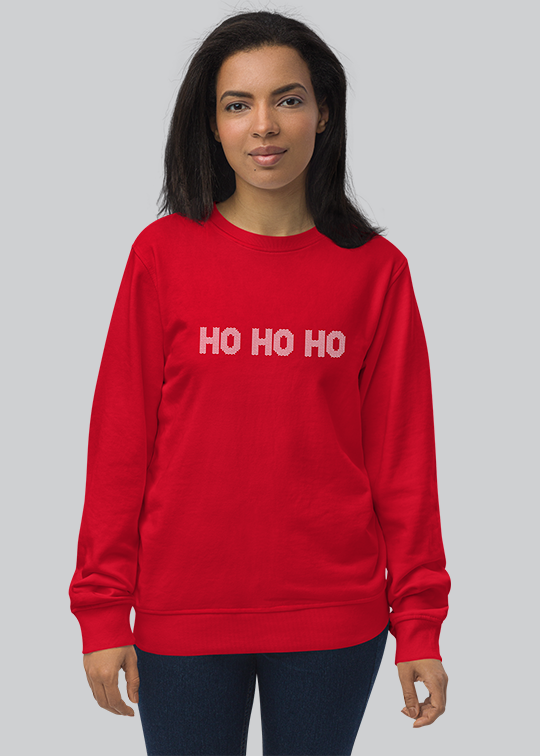 Ho Ho Ho Womens Crewneck Sweatshirt