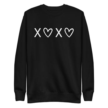 XOXO Womens Crewneck Sweatshirt