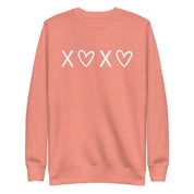XOXO Womens Crewneck Sweatshirt