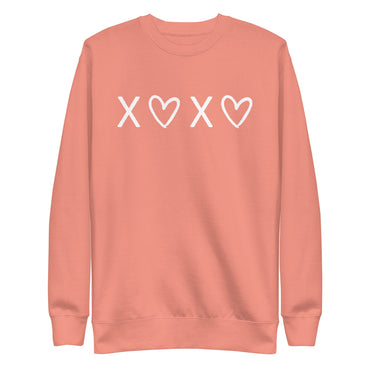 XOXO Womens Crewneck Sweatshirt