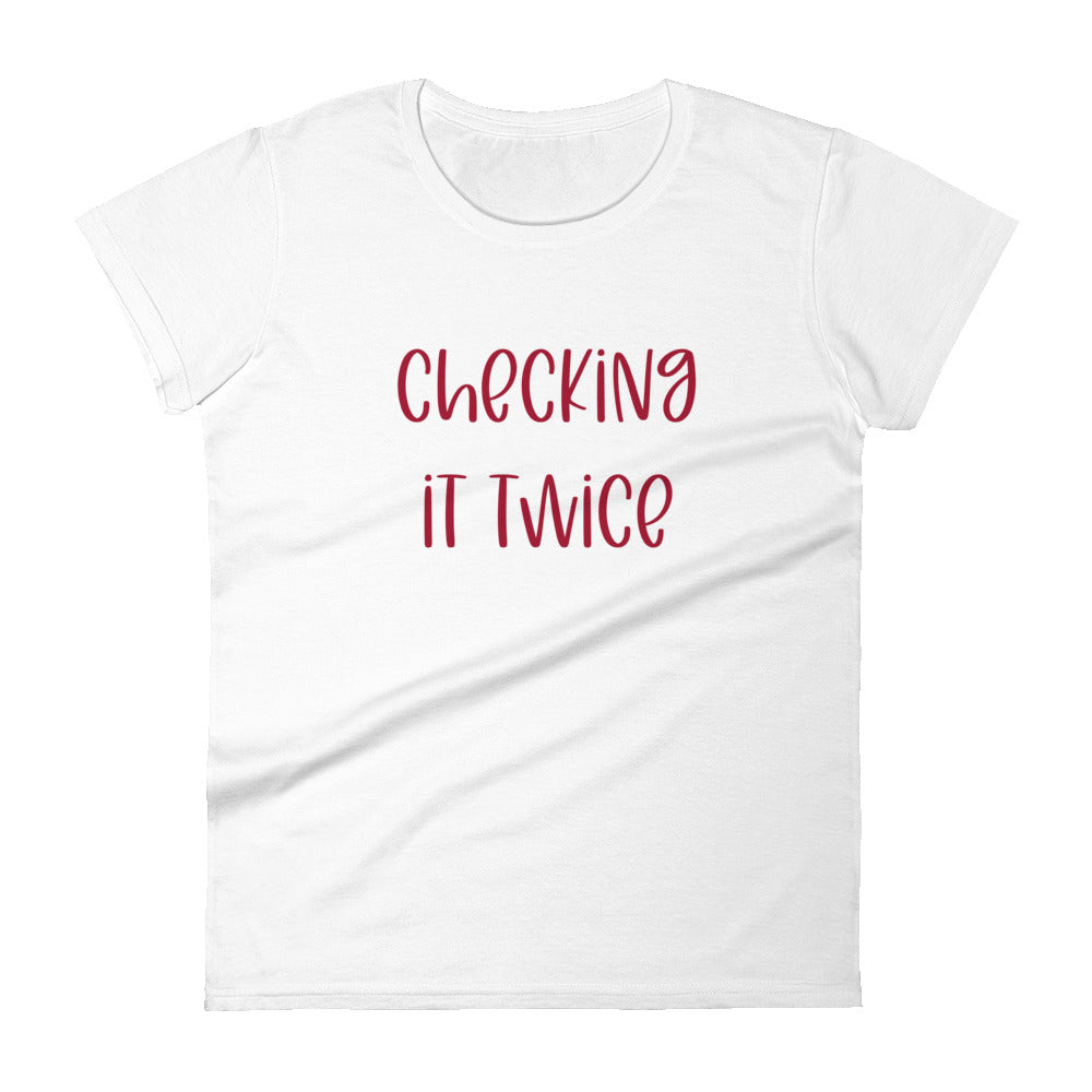 Checking it Twice Womens Tee