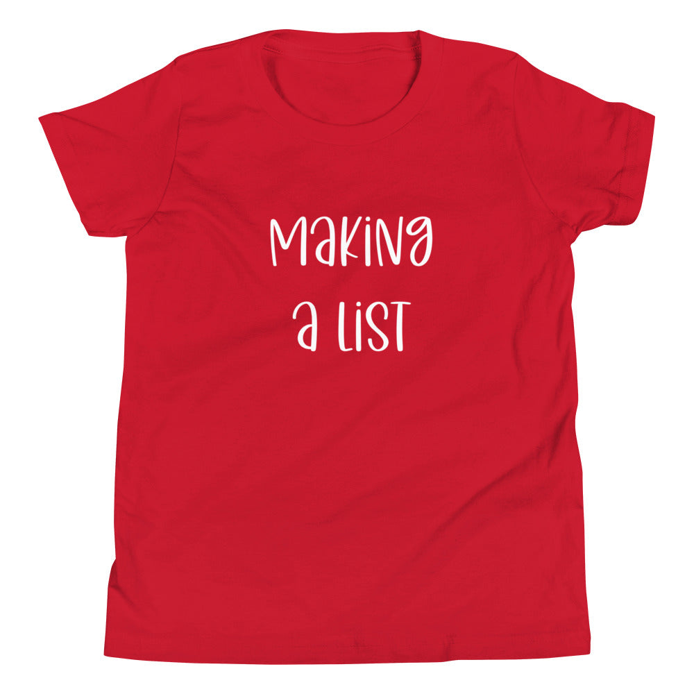 Making A List Kids Tee